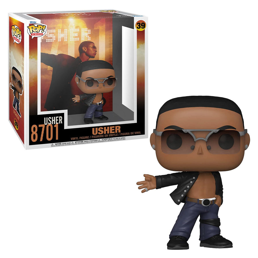 FUNKO POP ALBUMS USHER 8701- USHER 39 (65775) BRINDE