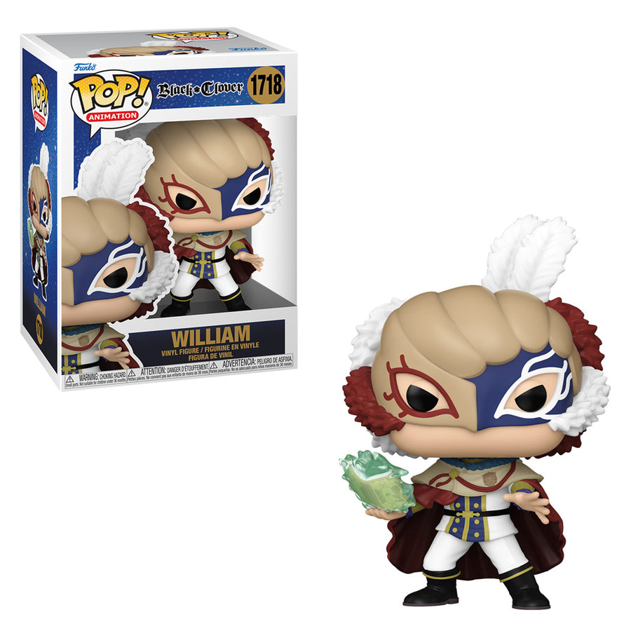FUNKO POP ANIMATION BLACK CLOVER - WILLIAM 1718 BRINDE