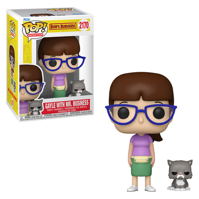 FUNKO POP ANIMATION BOB'S BURGERS - GAYLE WITH MR. BUSINESS 2170