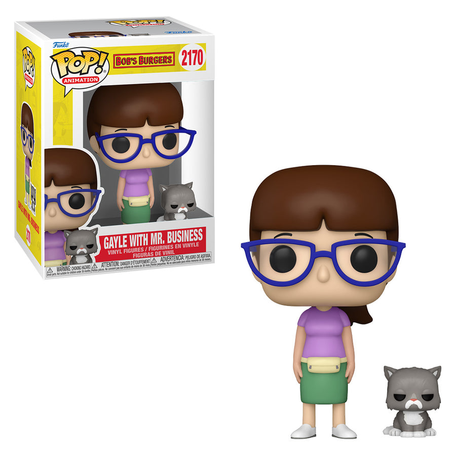 FUNKO POP ANIMATION BOB'S BURGERS - GAYLE WITH MR. BUSINESS 2170
