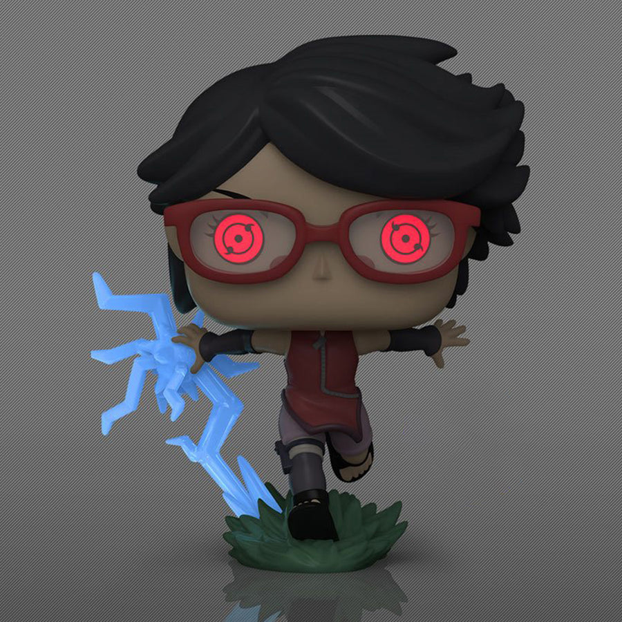 FUNKO POP ANIMATION BORUTO: NARUTO NEXT GENERATIONS EXCLUSIVE - SARADA WITH SHIRAGAN (GLOWS IN THE DARK) 1358