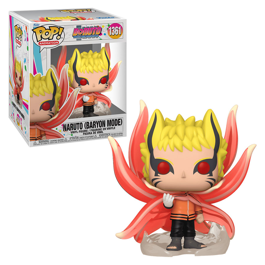 FUNKO POP ANIMATION BORUTO: NARUTO NEXT GENERATIONS SUPER SIZED - NARUTO BARYON MODE 1361 BRINDE