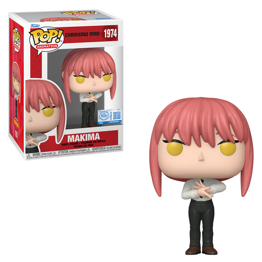 FUNKO POP ANIMATION CHAINSAW MAN EXCLUSIVE - MAKIMA 1974 BRINDE