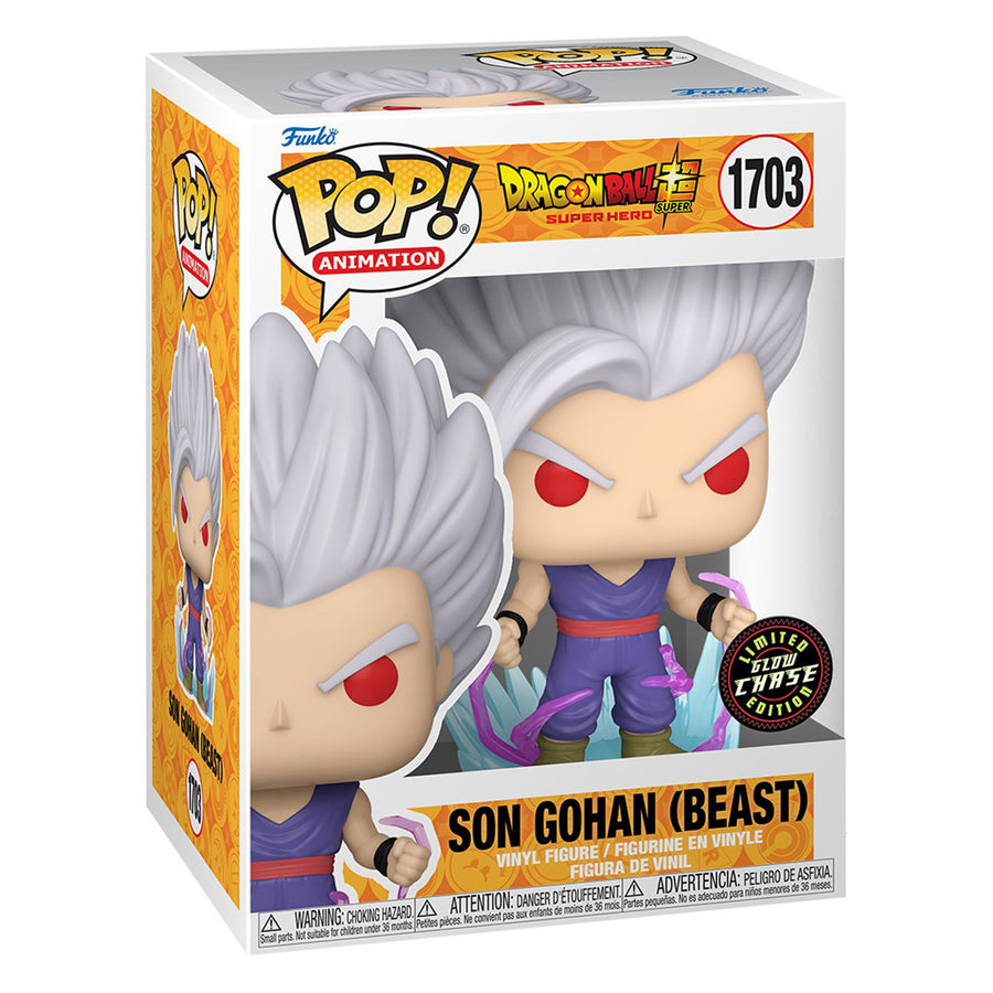 FUNKO POP ANIMATION CHASE DRAGON BALL SUPER: SUPER HERO - SON GOHAN (BEAST) 1703