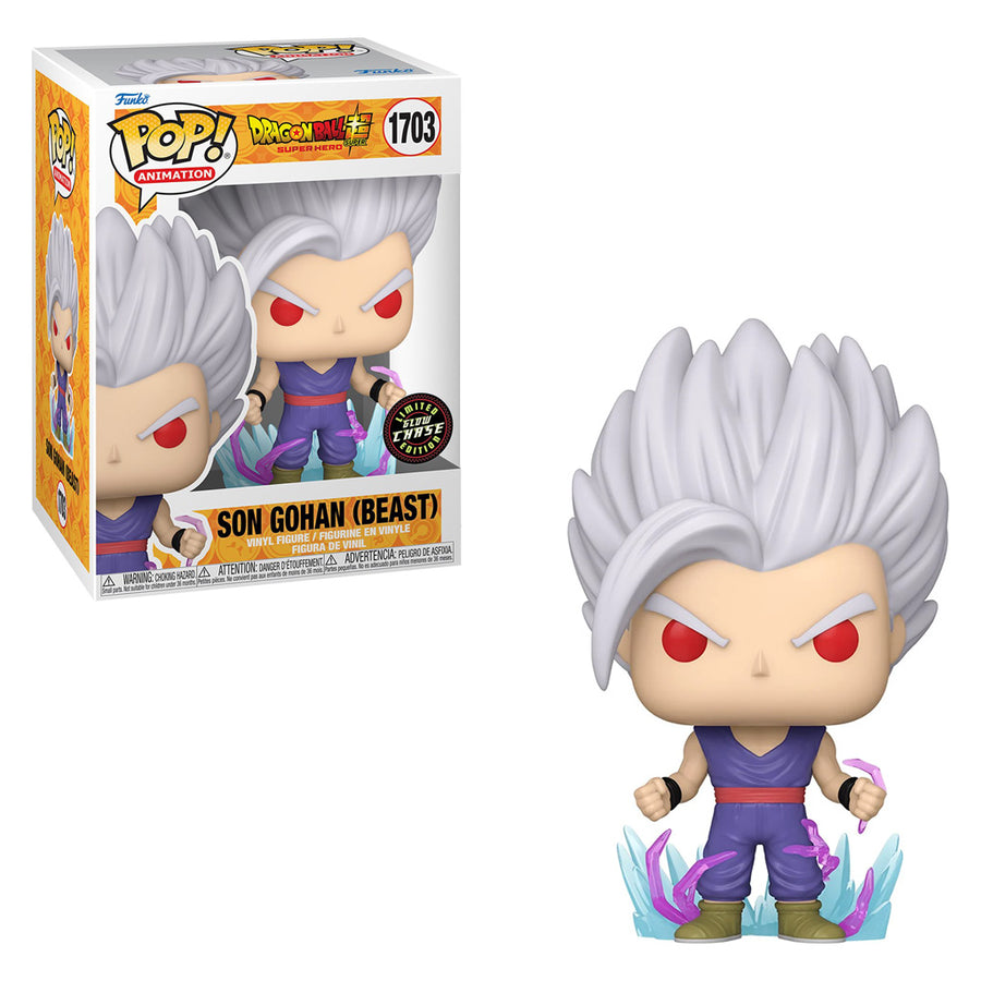 FUNKO POP ANIMATION CHASE DRAGON BALL SUPER: SUPER HERO - SON GOHAN (BEAST) 1703
