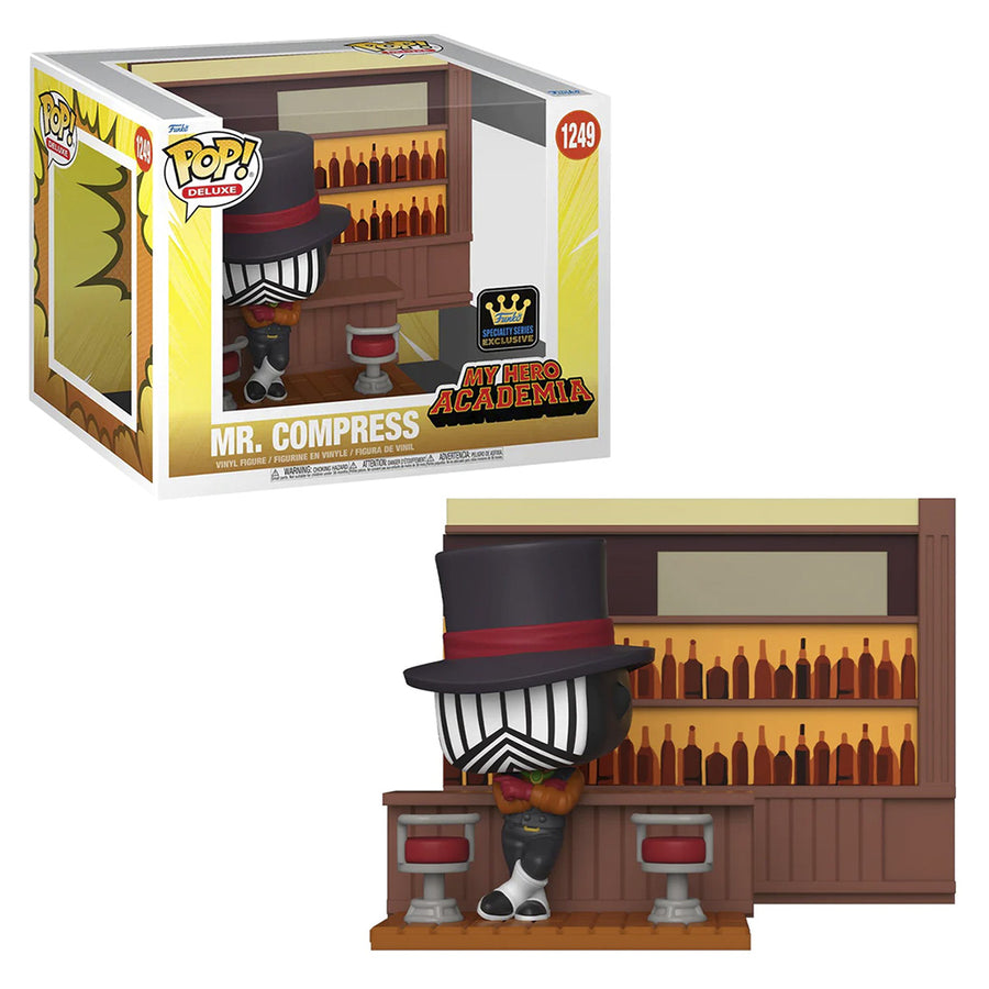 FUNKO POP ANIMATION DELUXE MY HERO ACADEMIA EXCLUSIVE - MR.COMPRESS 1249 BRINDE