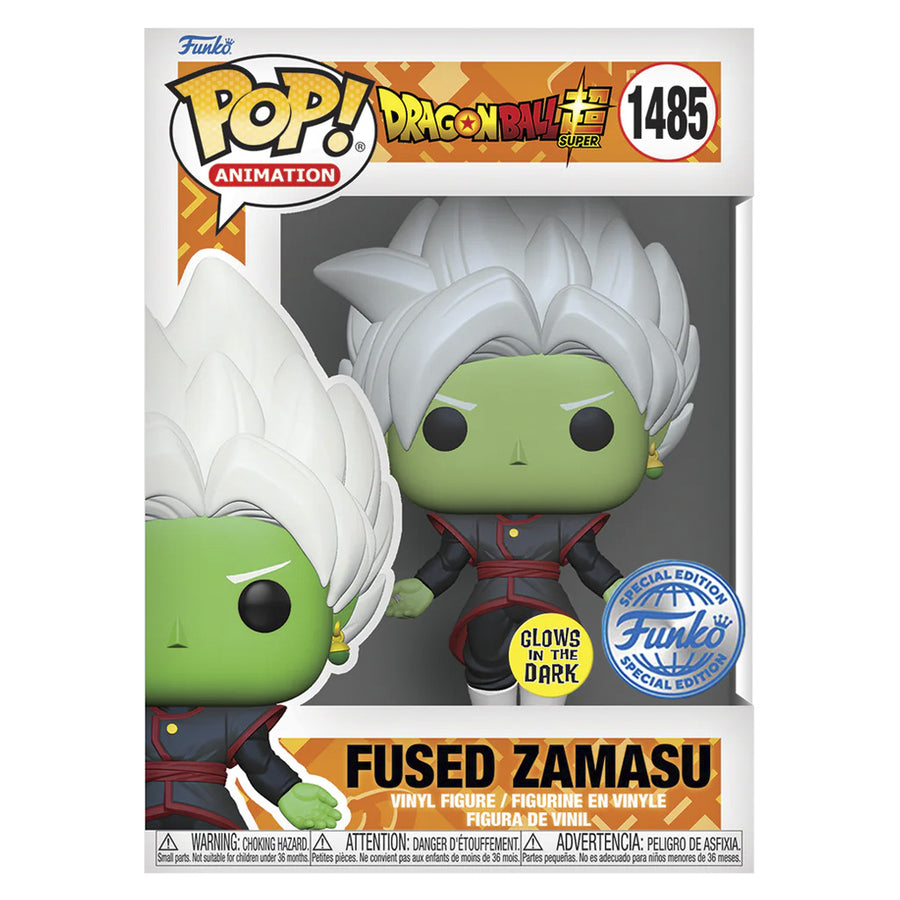 FUNKO POP ANIMATION DRAGON BALL SUPER EXCLUSIVE - FUSED ZAMASU 1485 (GLOWS IN THE DARK)