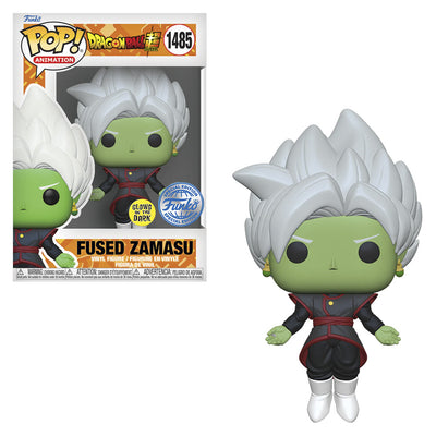FUNKO POP ANIMATION DRAGON BALL SUPER EXCLUSIVE - FUSED ZAMASU 1485 (GLOWS IN THE DARK)