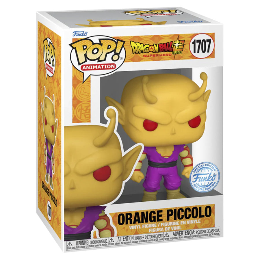 FUNKO POP ANIMATION DRAGON BALL SUPER: SUPER HERO EXCLUSIVE - ORANGE PICCOLO 1707