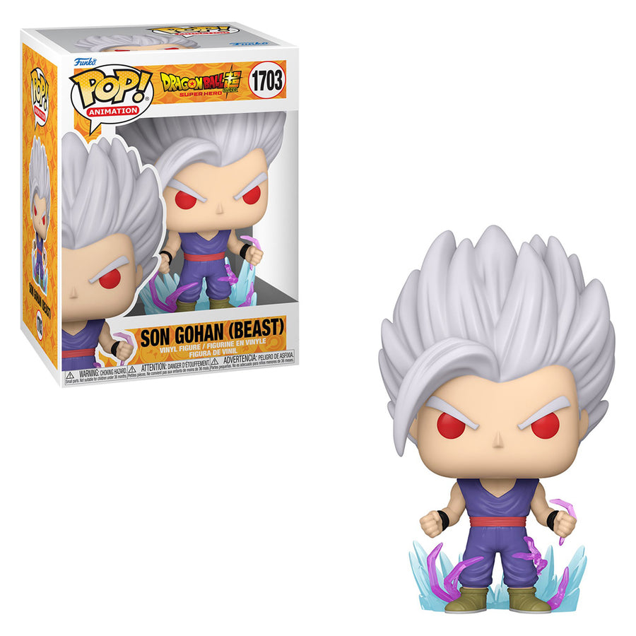 FUNKO POP ANIMATION DRAGON BALL SUPER: SUPER HERO - SON GOHAN (BEAST) 1703 BRINDE