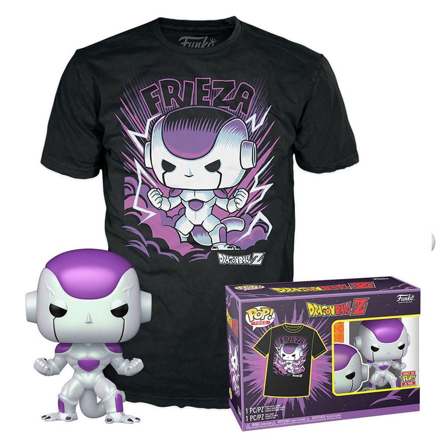FUNKO POP ANIMATION DRAGON BALL Z FREEZA + TEES BUNDLE *MD* 63650 BRINDE