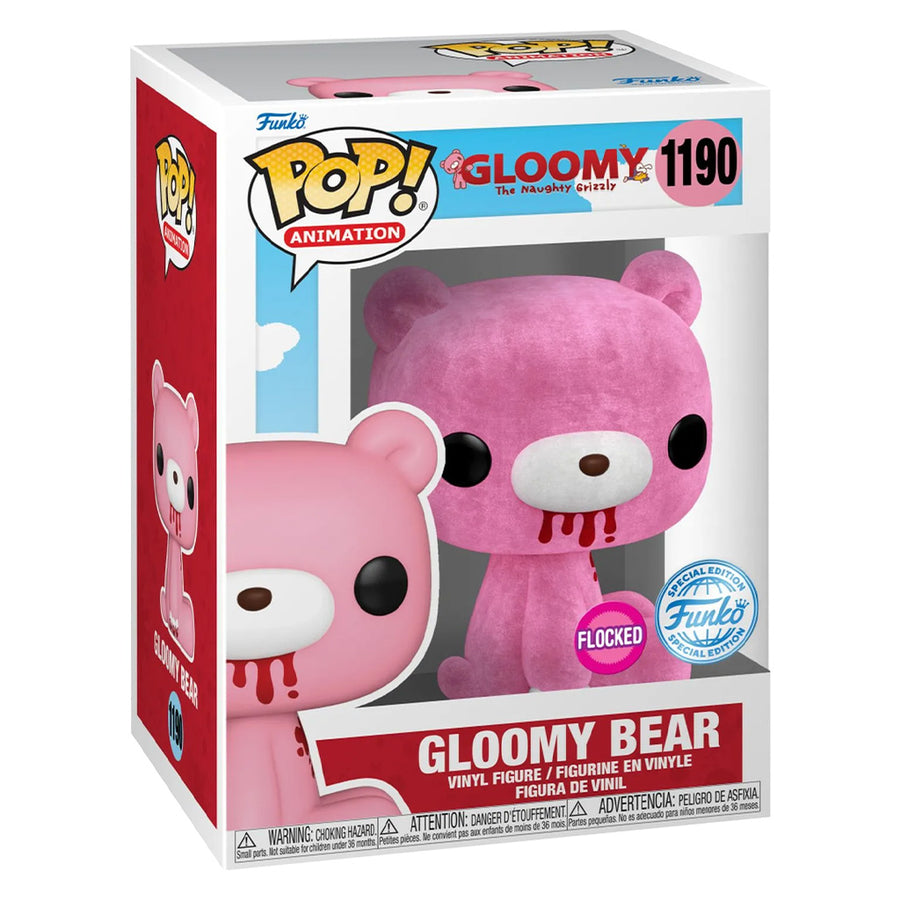 FUNKO POP ANIMATION GLOOMY THE NAUGHTY GRIZZLY EXCLUSIVE - GLOOMY BEAR FLOCKED 1190