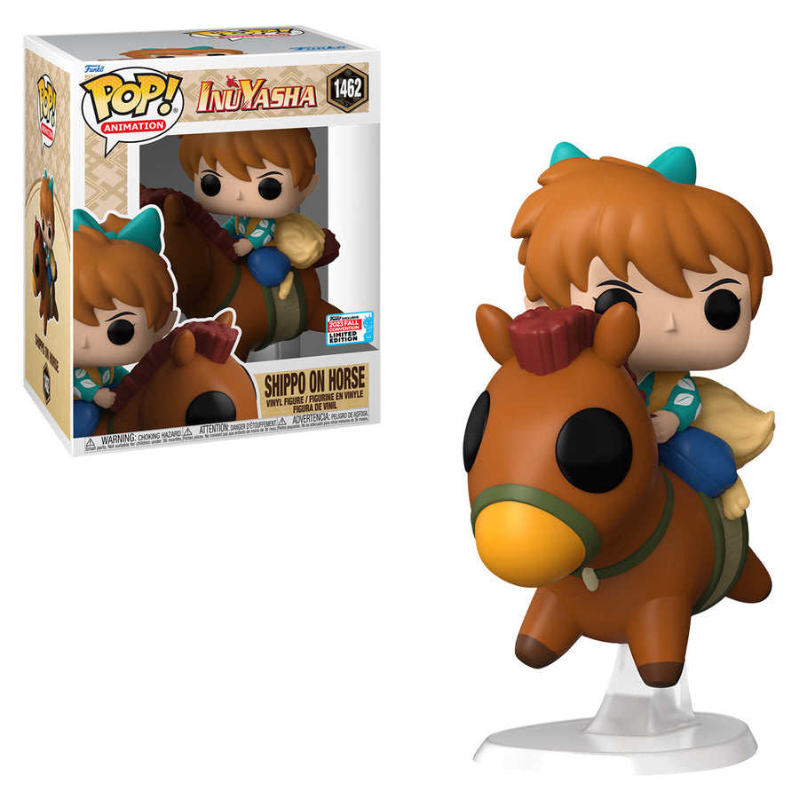 FUNKO POP ANIMATION INUYASHA NEW YORK COMIC CON 2023 SUPER SIZED - SHIPPO ON HORSE 1462