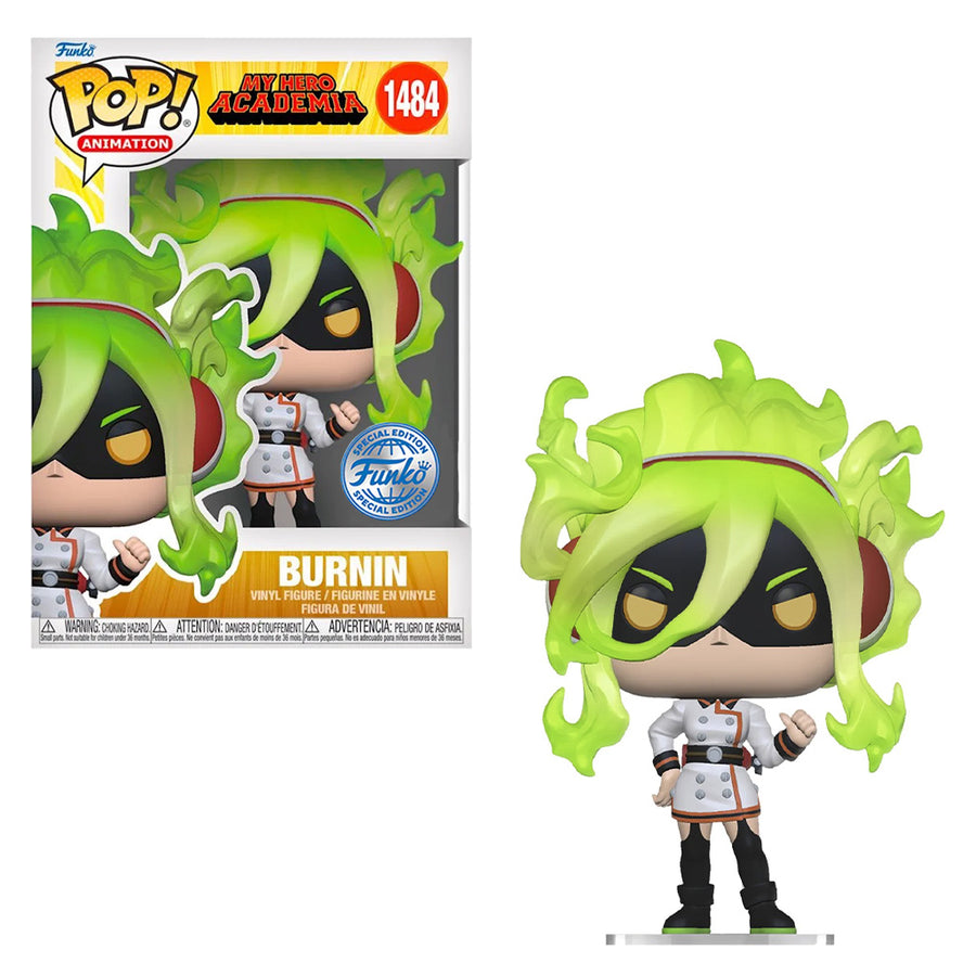 FUNKO POP ANIMATION MY HERO ACADEMIA EXCLUSIVE - BURNIN 1484 BRINDE