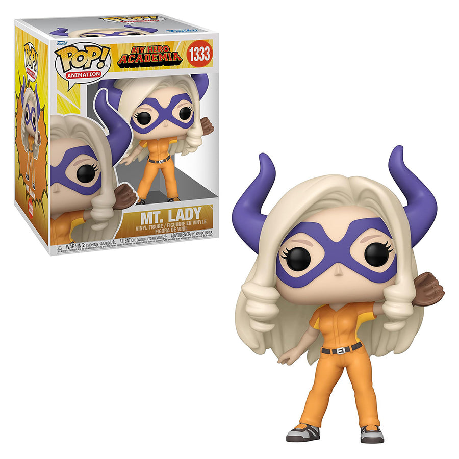 FUNKO POP ANIMATION MY HERO ACADEMIA SUPER SIZED - LEAGUE BASEBALL MT.LADY 1333 BRINDE