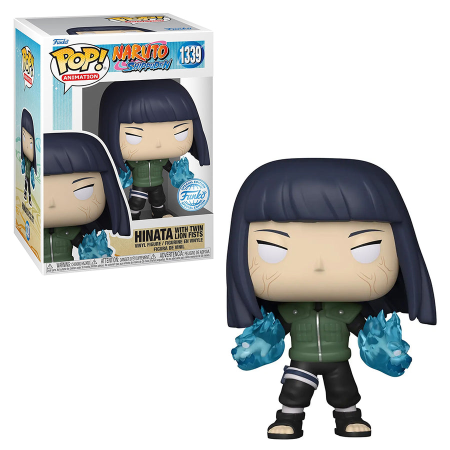 FUNKO POP ANIMATION NARUTO SHIPPUDEN EXCLUSIVE - HINATA WITH TWIN LION FISTS 1339 BRINDE