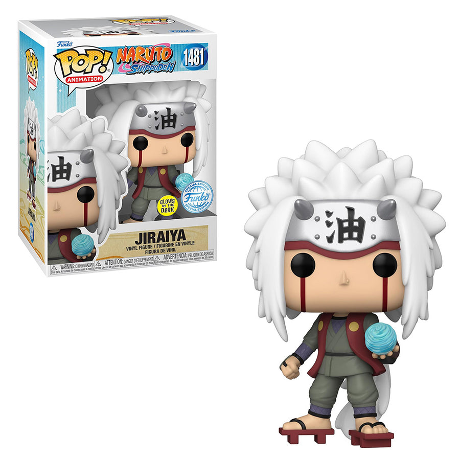 FUNKO POP ANIMATION NARUTO SHIPPUDEN EXCLUSIVE - JIRAIYA 1481 (GLOWS IN THE DARK) BRINDE