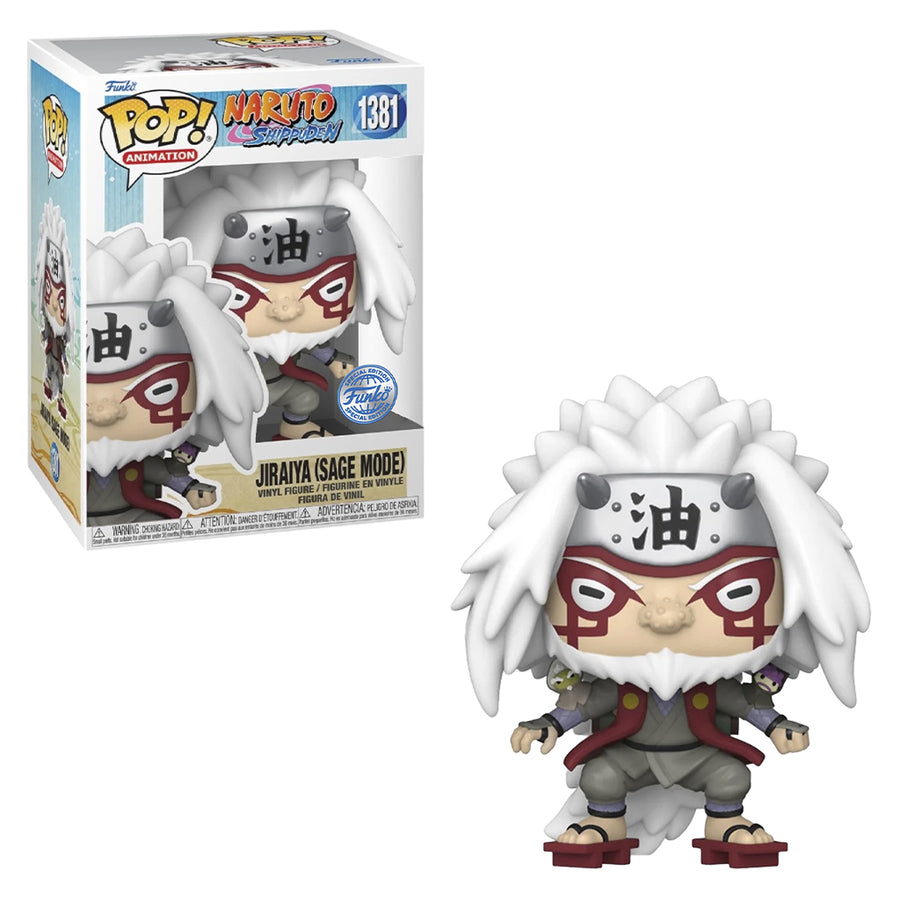 FUNKO POP ANIMATION NARUTO SHIPPUDEN EXCLUSIVE - JIRAYA SAGE MODE 1381 BRINDE
