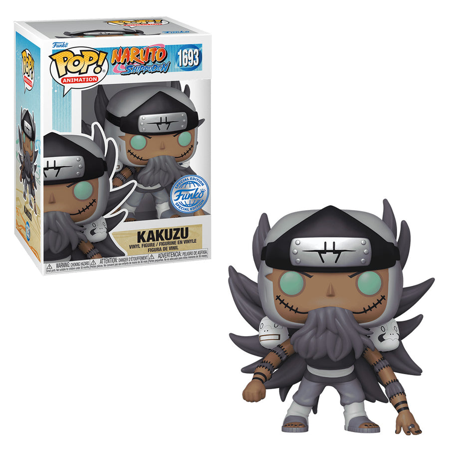 FUNKO POP ANIMATION NARUTO SHIPPUDEN EXCLUSIVE - KAKUZU 1693 BRINDE