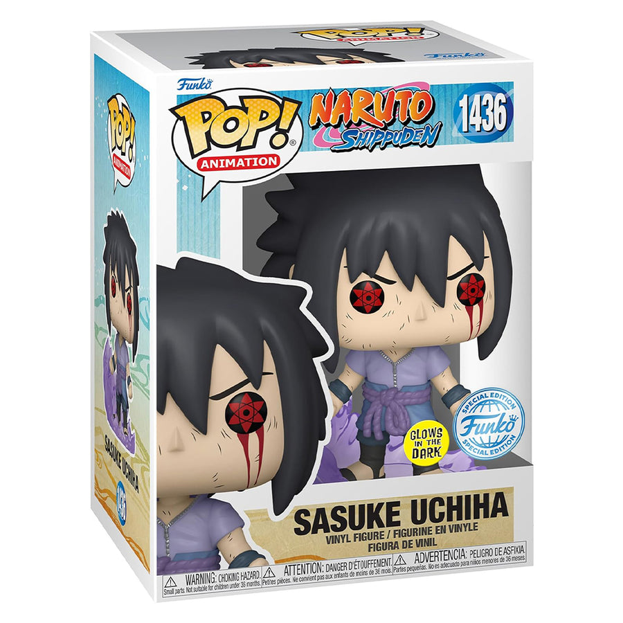 FUNKO POP ANIMATION NARUTO SHIPPUDEN EXCLUSIVE - SASUKE UCHIHA (1436)