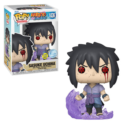 FUNKO POP ANIMATION NARUTO SHIPPUDEN EXCLUSIVE - SASUKE UCHIHA (1436)