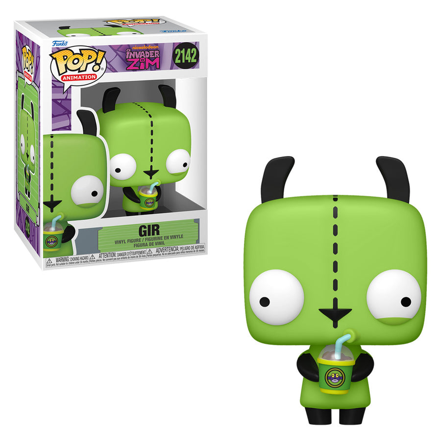 FUNKO POP ANIMATION NICKELODEON: INVADER ZIM - GIR 2142 BRINDE
