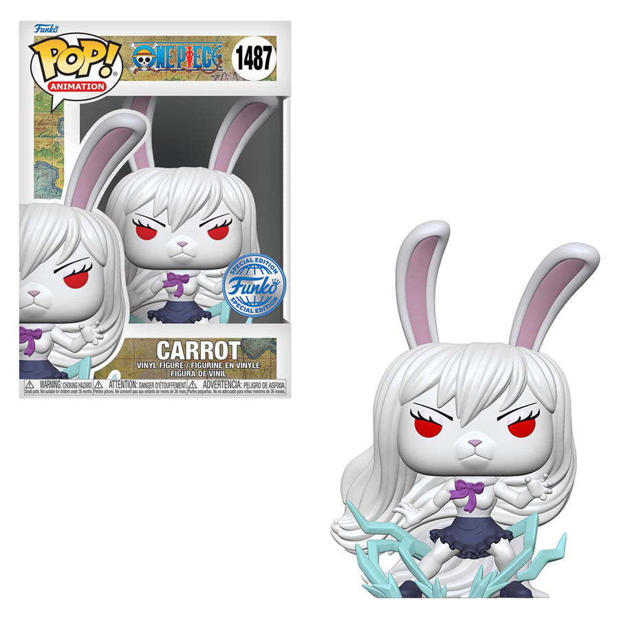 FUNKO POP ANIMATION ONE PIECE EXCLUSIVE - CARROT 1487 (GLOWS IN THE DARK) 1487 BRINDE