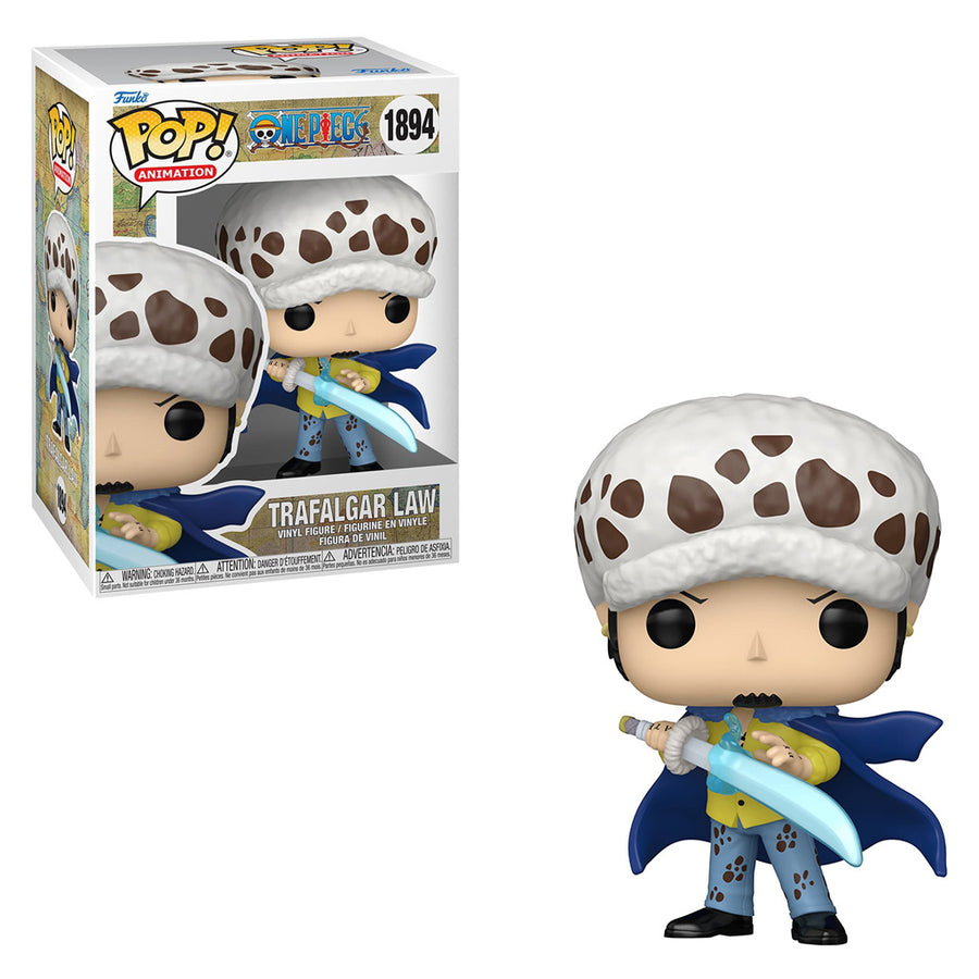 FUNKO POP ANIMATION ONE PIECE - TRAFALGAR LAW 1894 BRINDE
