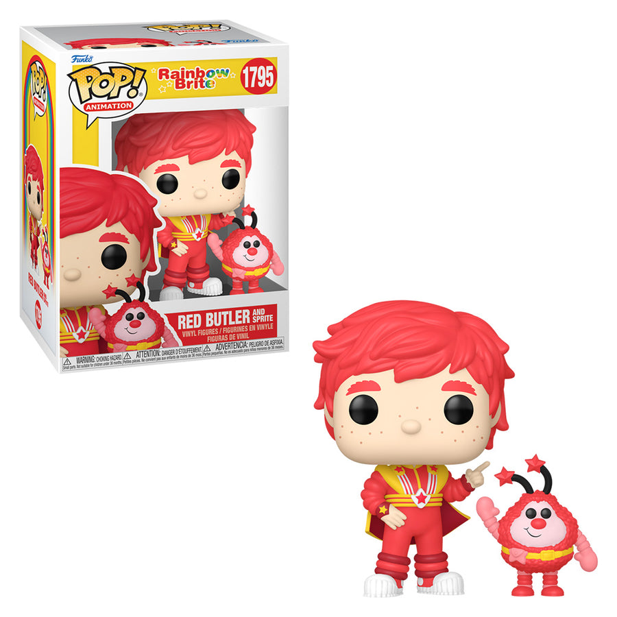 FUNKO POP ANIMATION RAINBOW BRITE - RED BUTLER AND SPRITE 1795 BRINDE