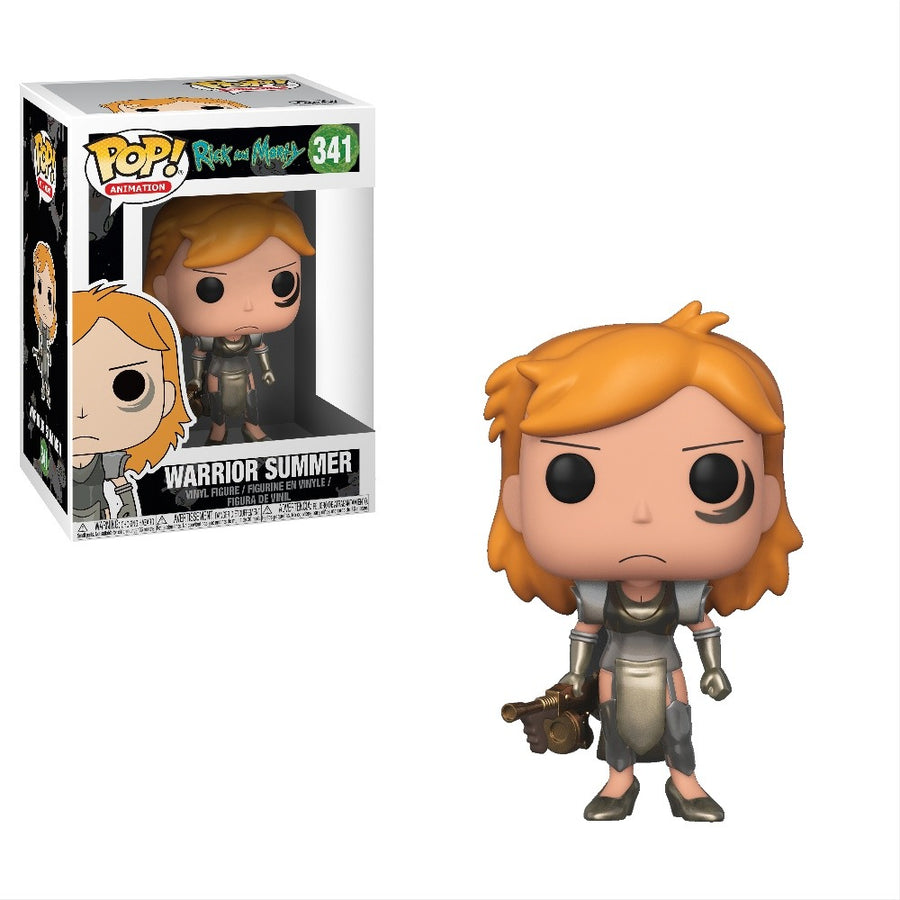 FUNKO POP ANIMATION RICK AND MORTY - WARRIOR SUMMER 341 BRINDE