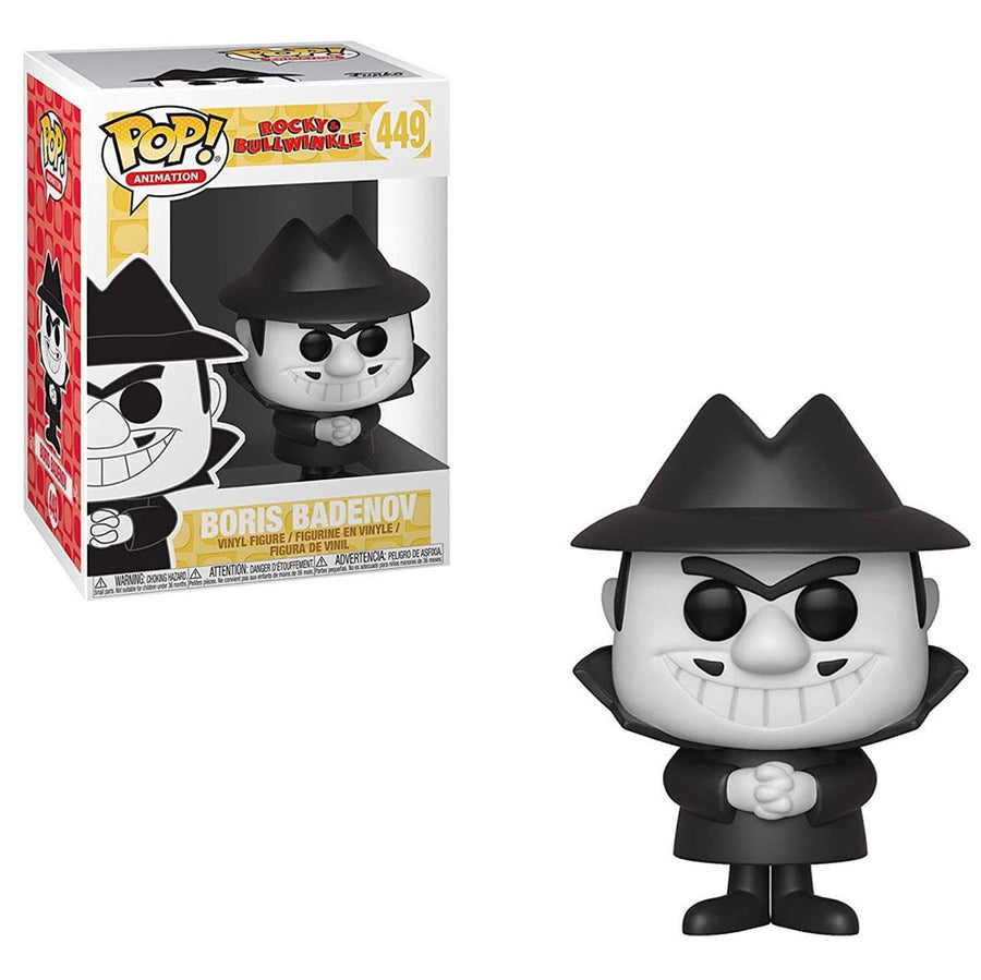 FUNKO POP ANIMATION ROCKY BULLWINKLE - BORIS BADENOV 449 BRINDE