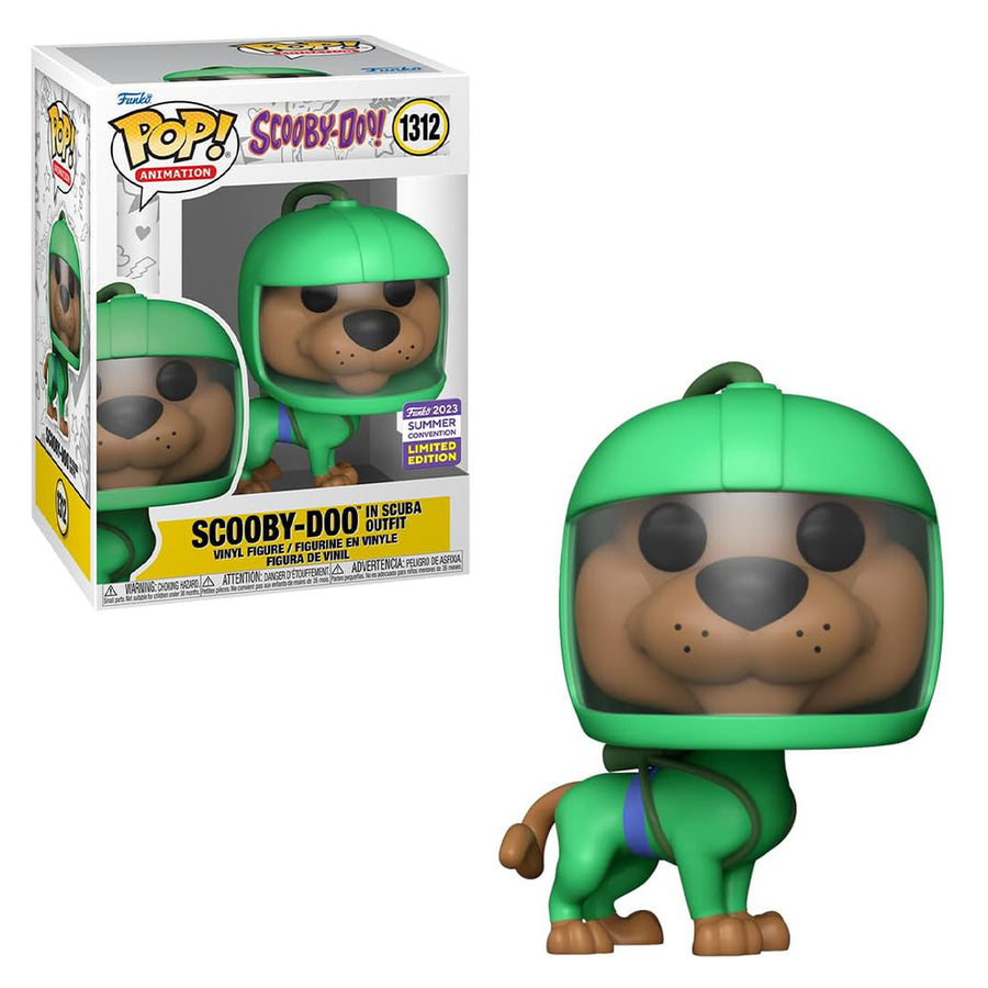 FUNKO POP ANIMATION SCOOBY-DO SAN DIEGO COMIC CON 2023 - SCOOBY IN SCUBA OUTFIT 1312 BRINDE