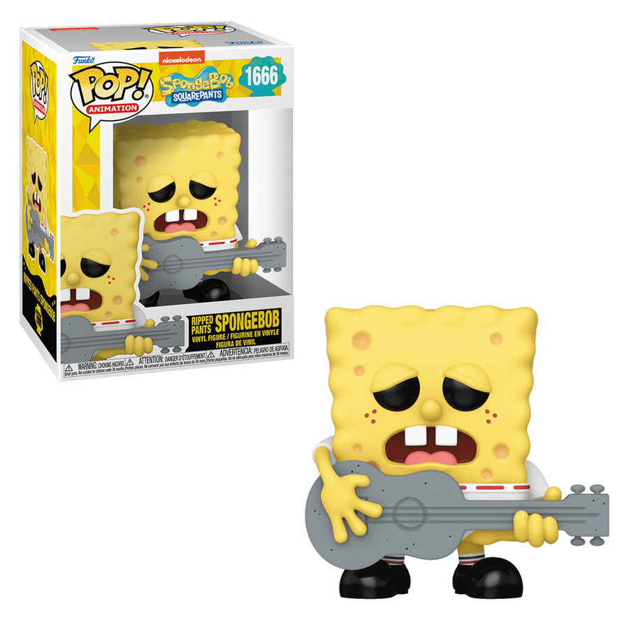 FUNKO POP ANIMATION SPONGEBOB SQUAREPANTS 25TH ANNIVERSARY - RIPPED PANTS SPONGEBOB 1666 BRINDE