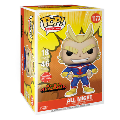 FUNKO POP ANIMATION SUPER SIZED MY HERO ACADEMIA 18" - ALL MIGHT 1173