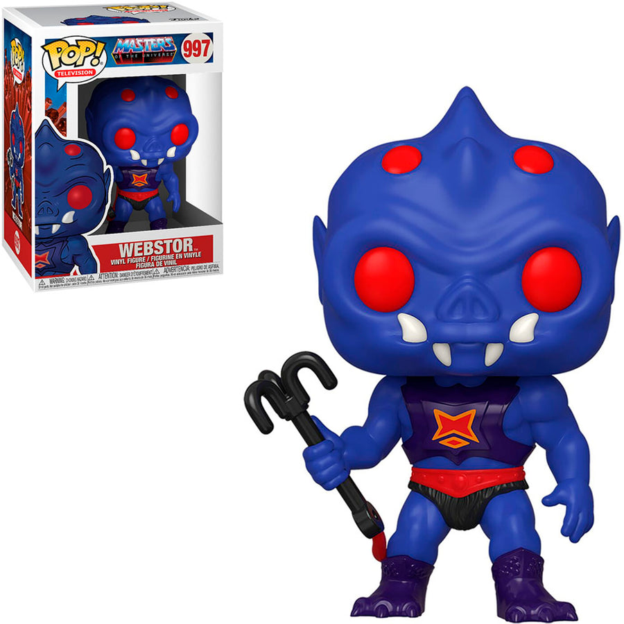 FUNKO POP ANIMATION TELEVISION MASTERS OF THE UNIVERSE - WEBSTOR 997 BRINDE