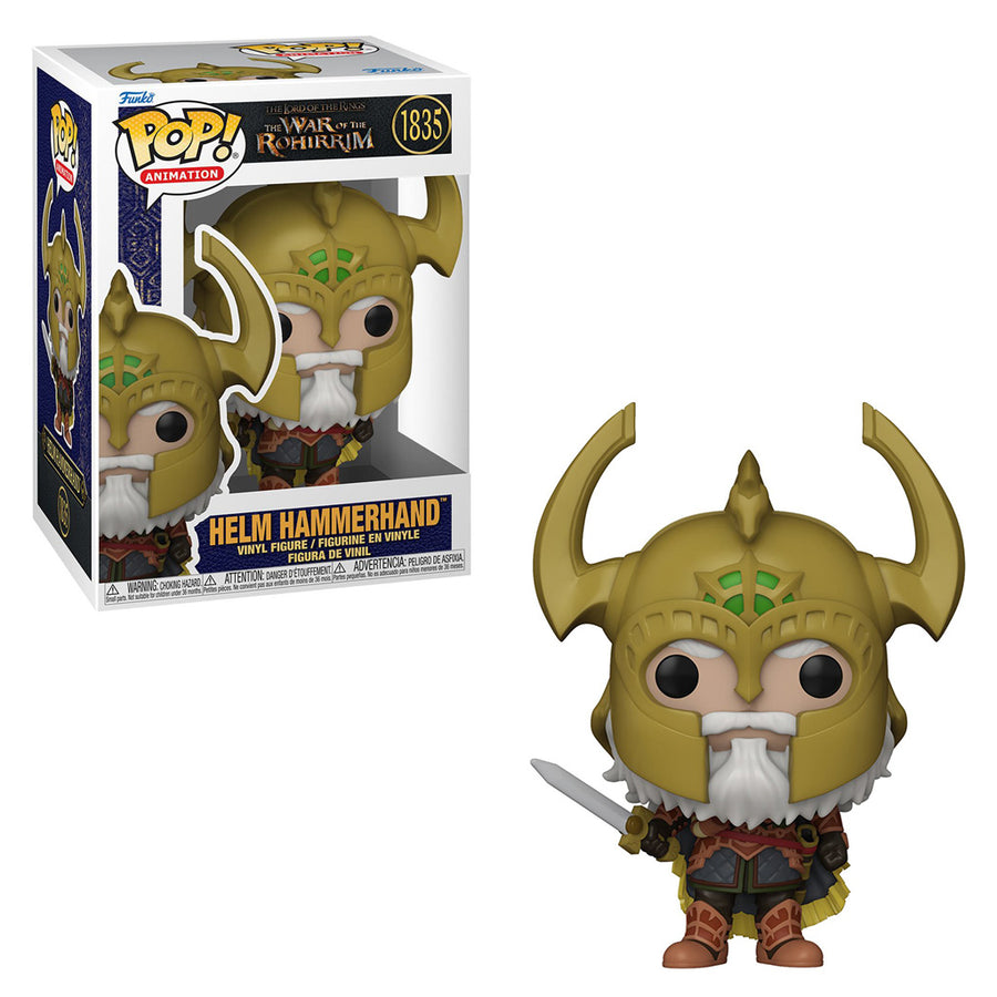 FUNKO POP ANIMATION THE LORD OF THE RINGS: THE WAR OF THE ROHIRRIM - HELM HAMMERHAND 1835 BRINDE