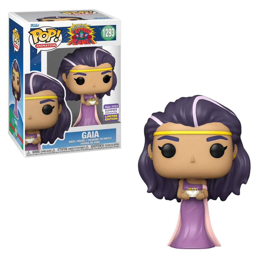 FUNKO POP ANIMATION THE NEW ADVENTURES OF CAPTAIN PLANET SAN DIECO COMIC CON 2023 - GAIA 1293 BRINDE