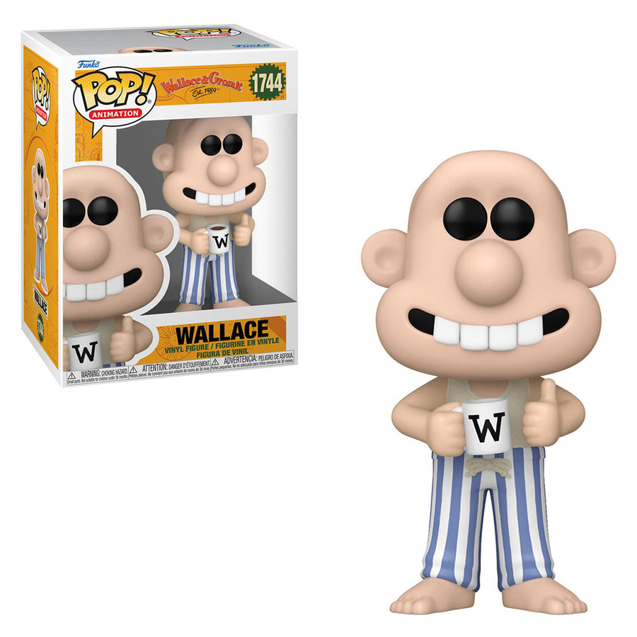 FUNKO POP ANIMATION WALLACE AND GROOMIT - WALLACE 1744 BRINDE