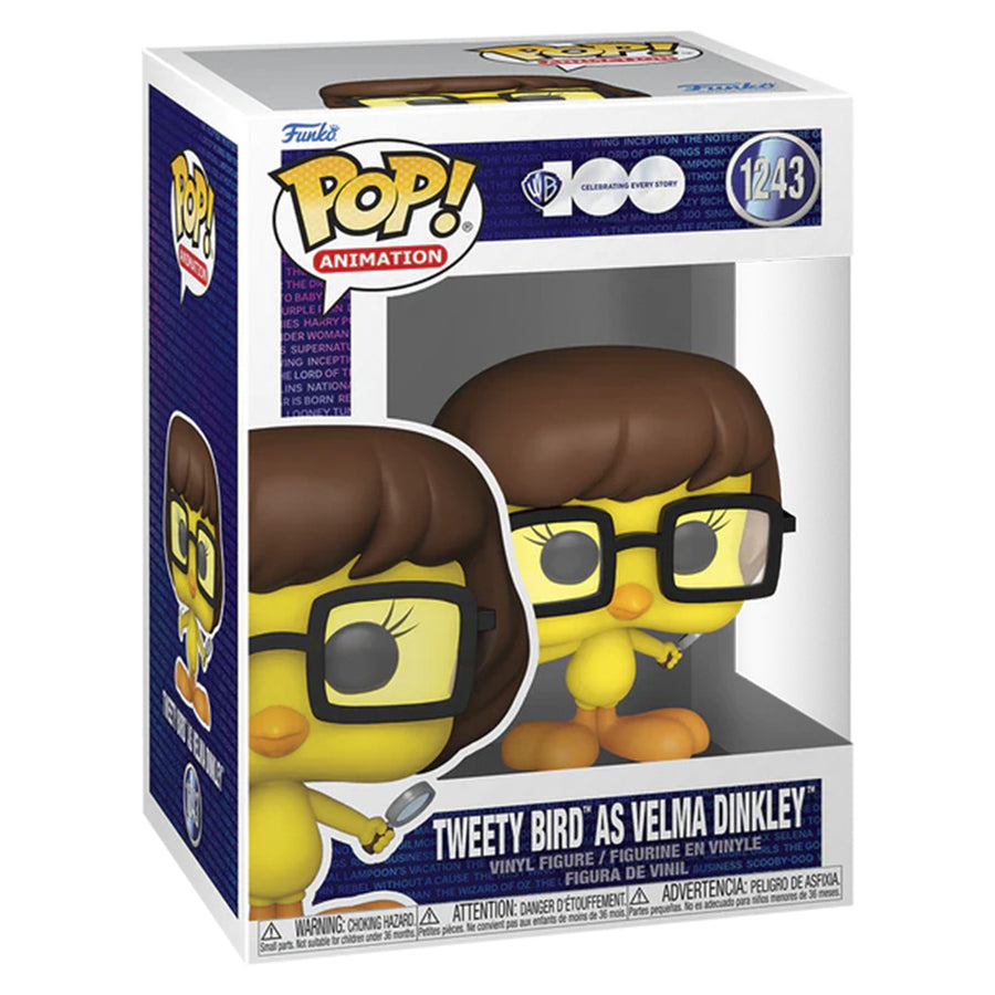 FUNKO POP ANIMATION WARNER BROS 100TH - TWEETY BIRD VELMA DINKLEY 1243