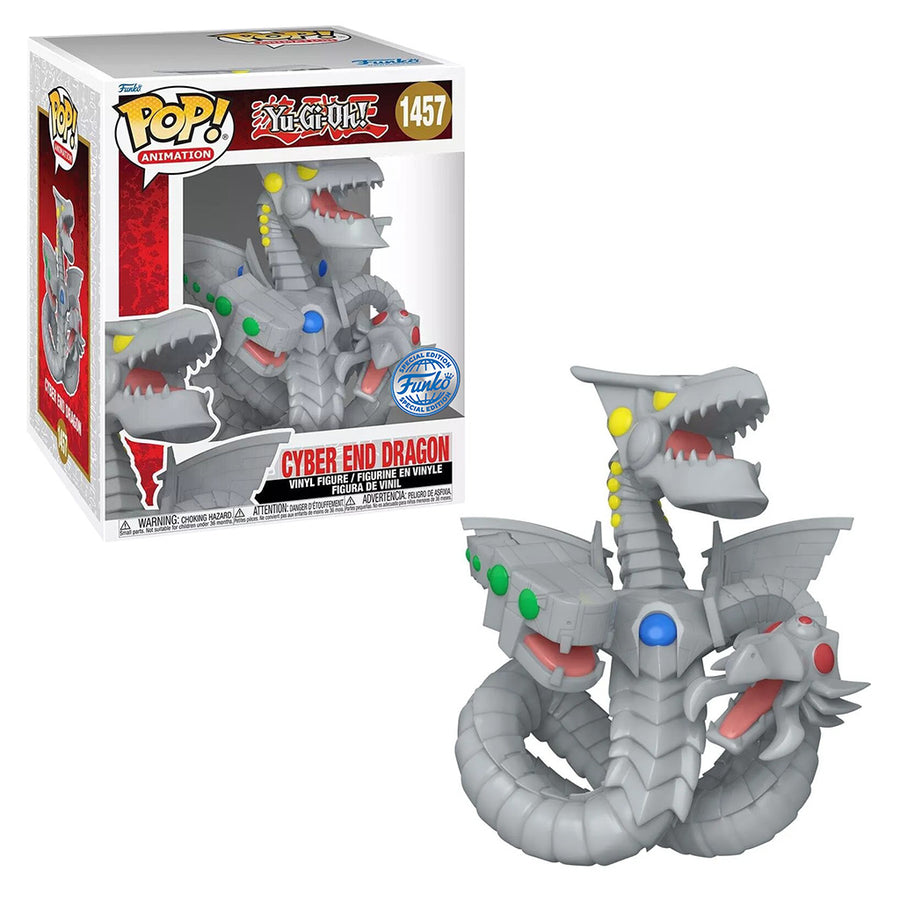 FUNKO POP ANIMATION YU-GI-OH SUPER SIZED EXCLUSIVE - CYBER END DRAGON 1457 BRINDE
