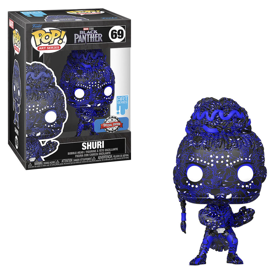 FUNKO POP ART SERIES MARVEL BLACK PHANTER - SHURI 69 BRINDE