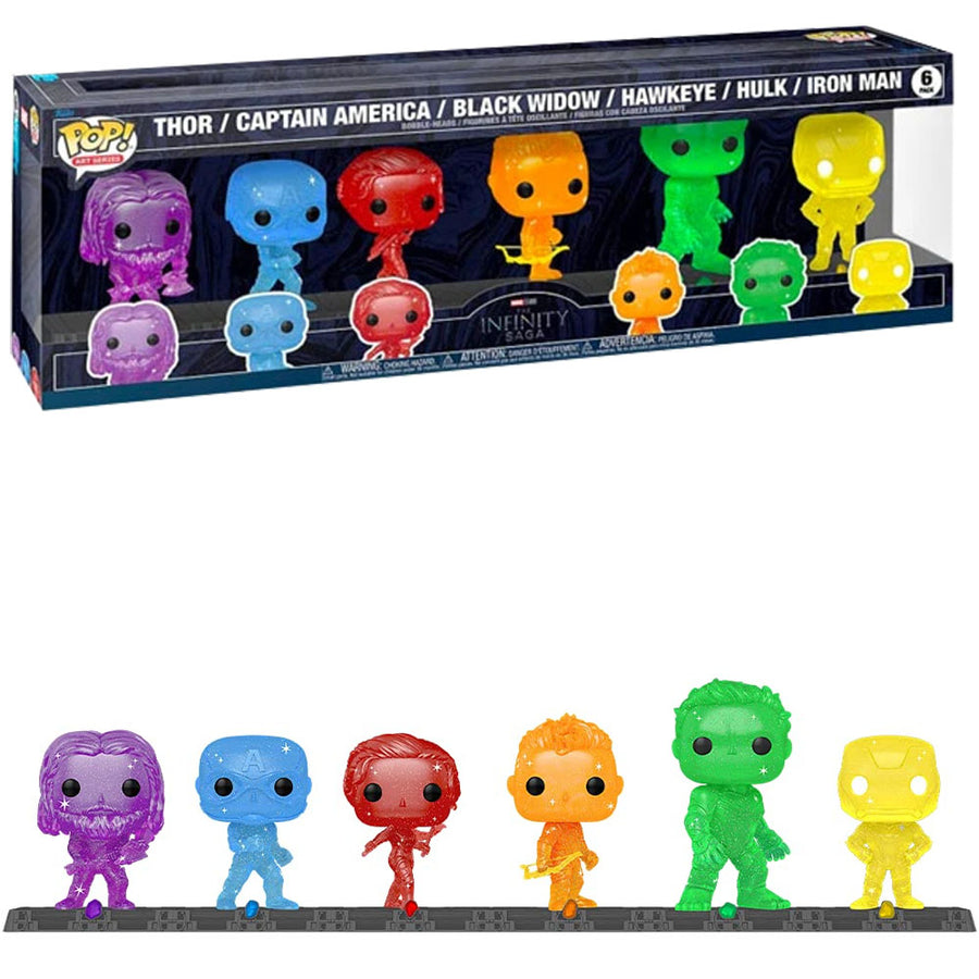 FUNKO POP ART SERIES MARVEL - THE INFINITY SAGA (6 PACK) BRINDE