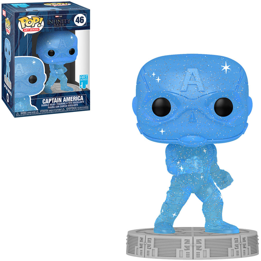 FUNKO POP ART SERIES MARVEL THE INFINITY SAGA - CAPTAIN AMERICA 46 BRINDE
