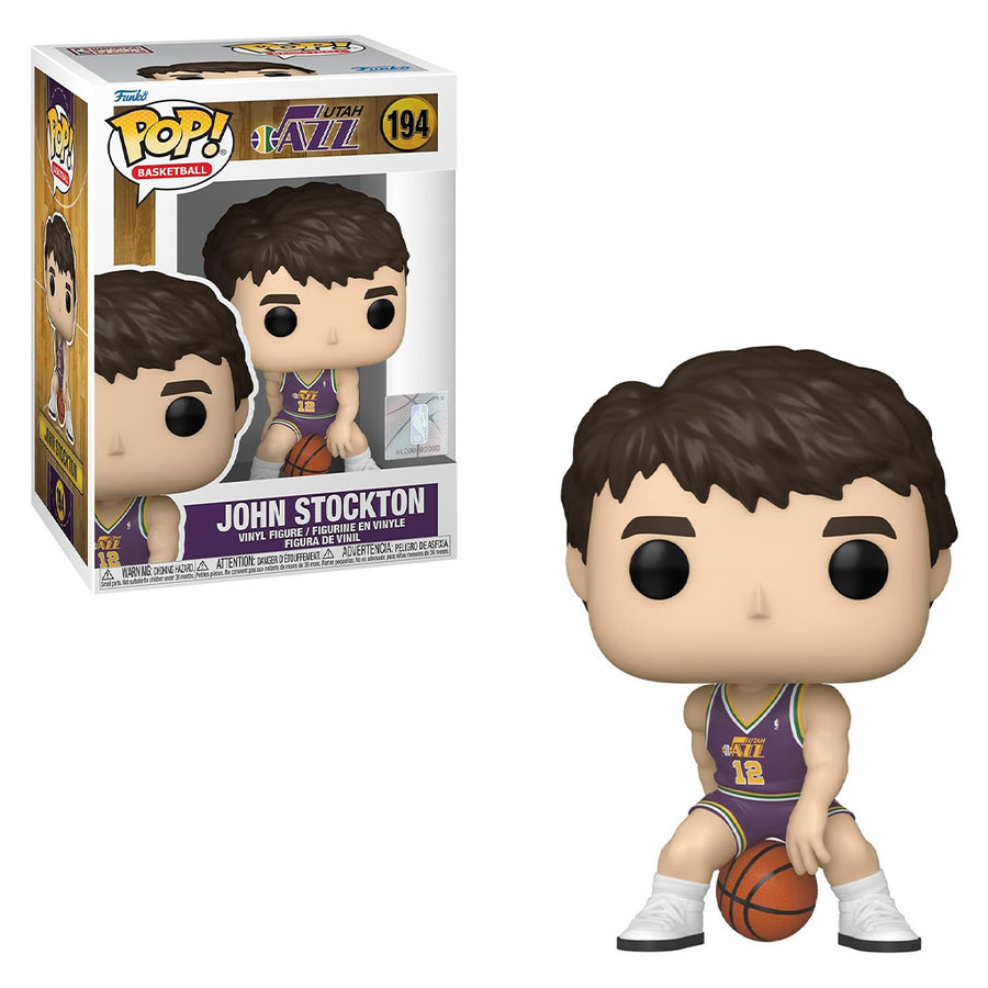 FUNKO POP BASKETBALL NBA: UTAH JAZZ - JOHN STOCKTON 194 BRINDE