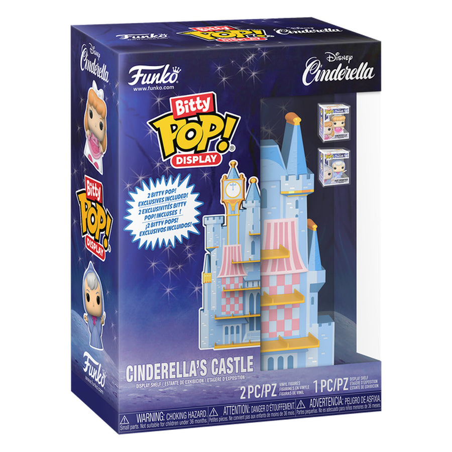 FUNKO POP BITTY DISNEY PRINCESS - CINDERELLA'S CASTLE DISPLAY (85511) BRINDE