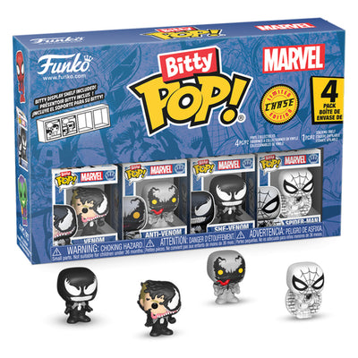 FUNKO BITTY MARVEL SPIDER-MAN - VENOM 4-PACK (85703)