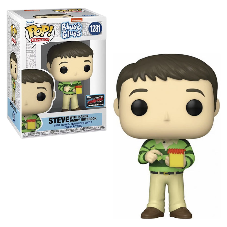 FUNKO POP BLUES CLUES - STEVE W/HANDY DANDY NOTEBOOK 1281 BRINDE