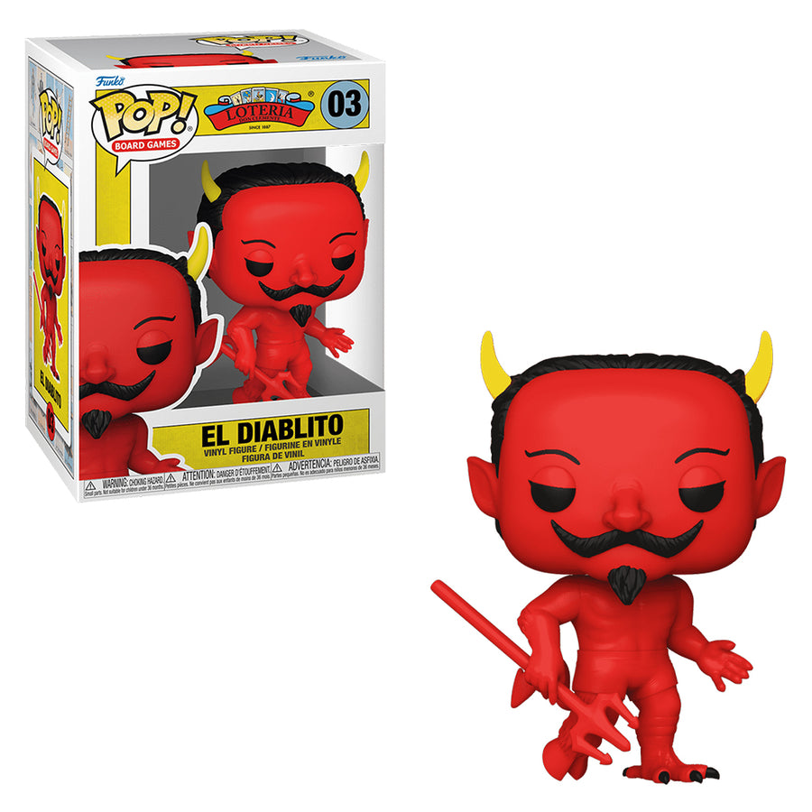 FUNKO POP BOARD GAMES LOTERIA - EL DIABLITO 03 BRINDE