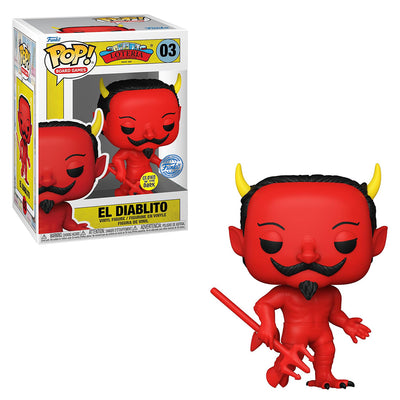 FUNKO POP BOARD GAMES LOTERIA EXCLUSIVE - EL DIABLITO 03 (GLOWS IN THE DARK)