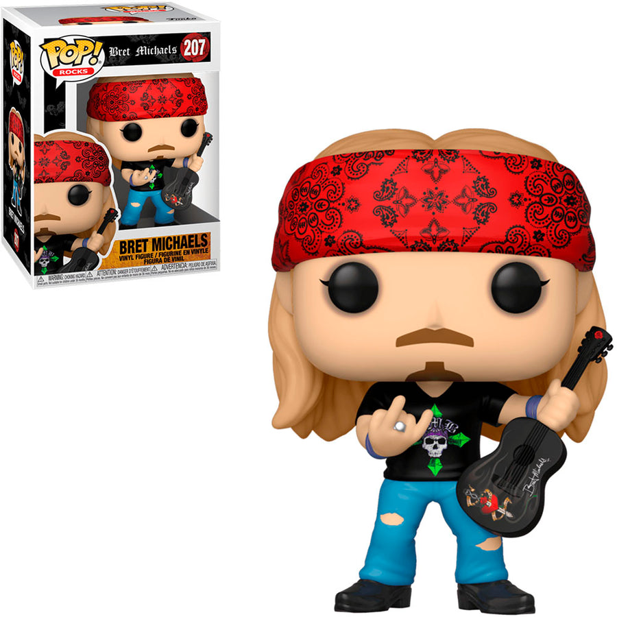FUNKO POP BRET MICHAELS - BRET MICHAELS 207
